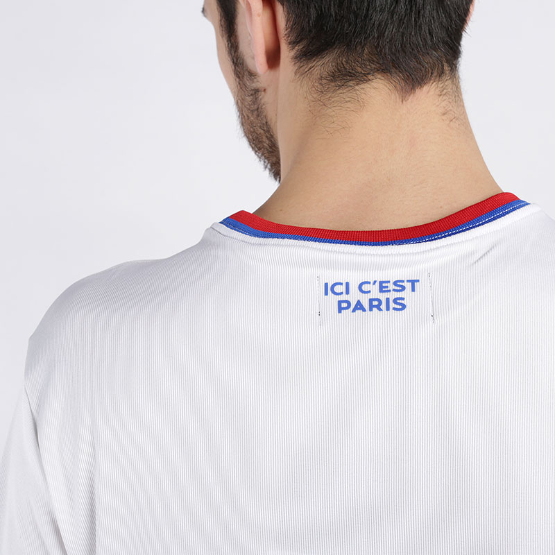 мужская белая футболка Jordan Paris Saint-Germain Replica Top BQ8358-100 - цена, описание, фото 5